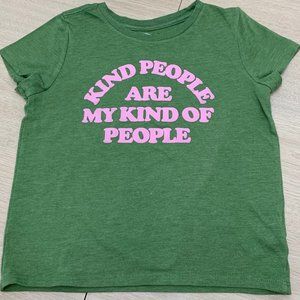 Old Navy Girls' Green Graphic T-Shirt, Size S (6-7)